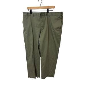 Savane Max Comfort Waistband Tailor Fit Chino Pants Holiday Dusty Olive 42W 29L